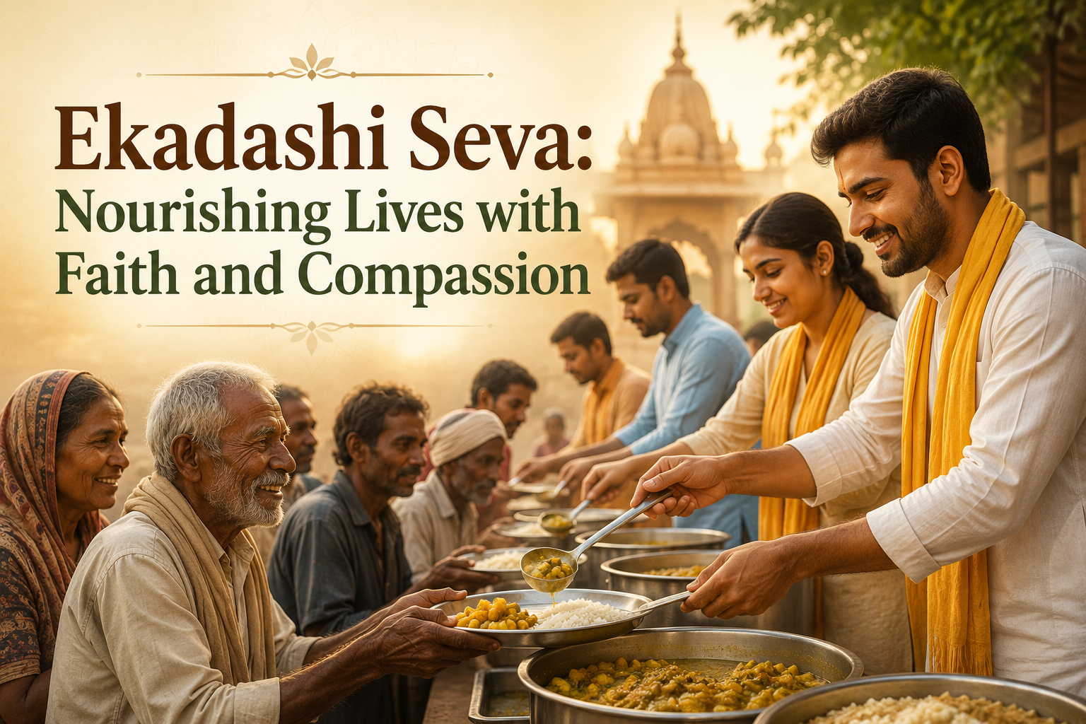 Ekadashi Seva: Nourishing Lives with Faith and Compassion