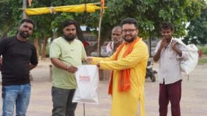 “Vrindavan Flood Relief Drive” by Gurukul Foundation