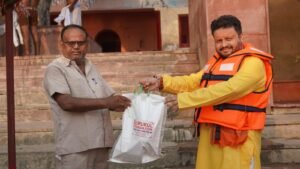 “Vrindavan Flood Relief Drive” by Gurukul Foundation