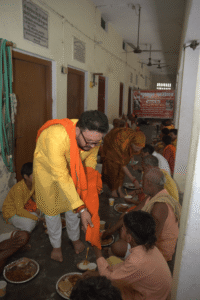 “Annadaan Seva” for Sadhu-Sant-Mahatama by Gurukul Foundation at Ayodhya on the Auspicious Occasion of Guru Purnima.