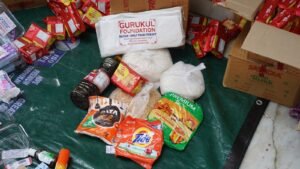 “Vrindavan Flood Relief Drive” by Gurukul Foundation