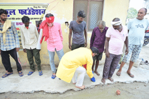 “Mosquito Nets & Sleepers Distribution Seva” for Sadhu-Sant and Needy Persons by Gurukul Foundation at Ayodhya