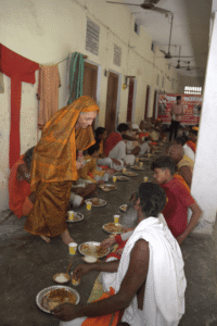 “Annadaan Seva” for Sadhu-Sant-Mahatama by Gurukul Foundation at Ayodhya on the Auspicious Occasion of Guru Purnima.