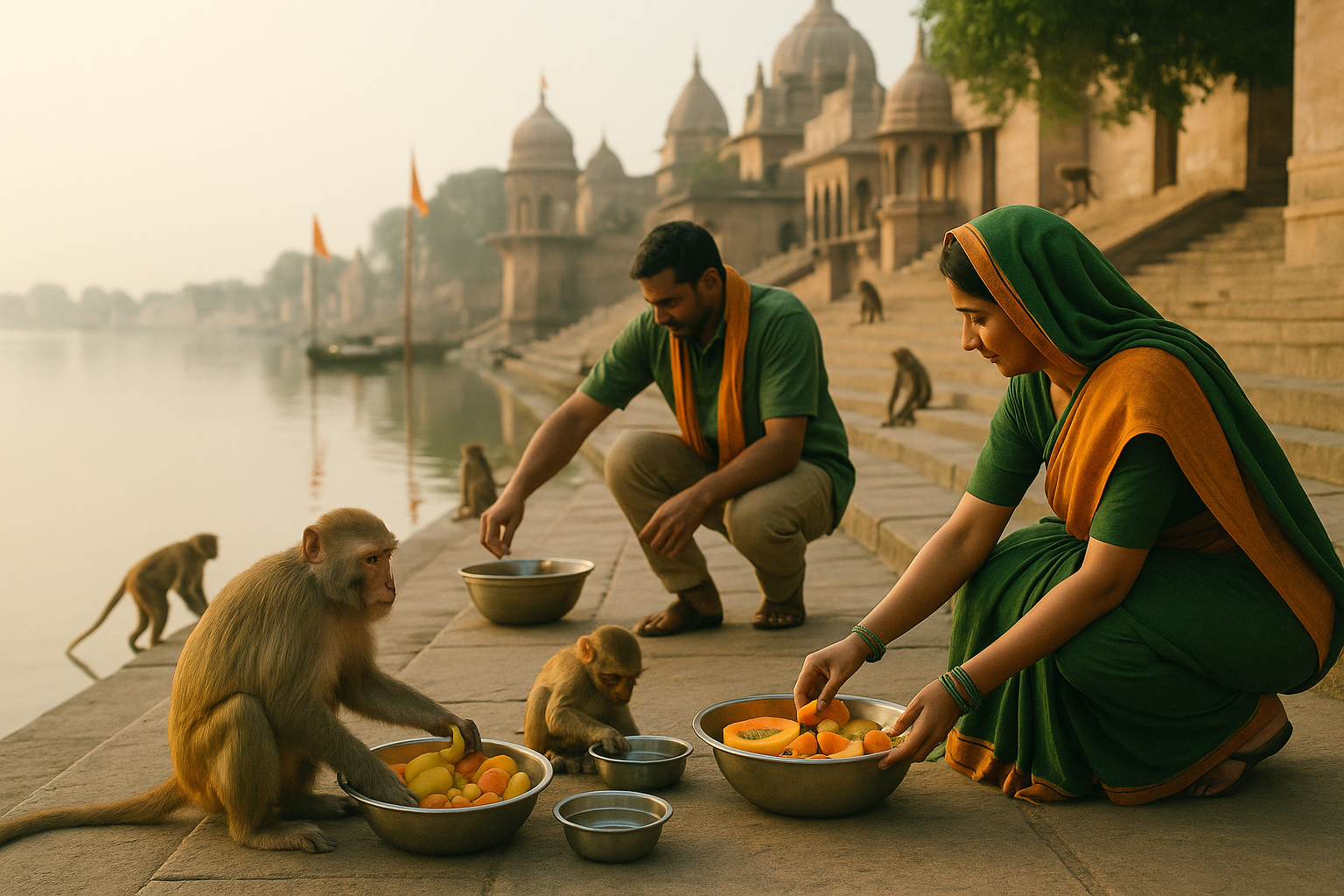 Mangalwar Monkey Seva — Vrindavan & Mathura