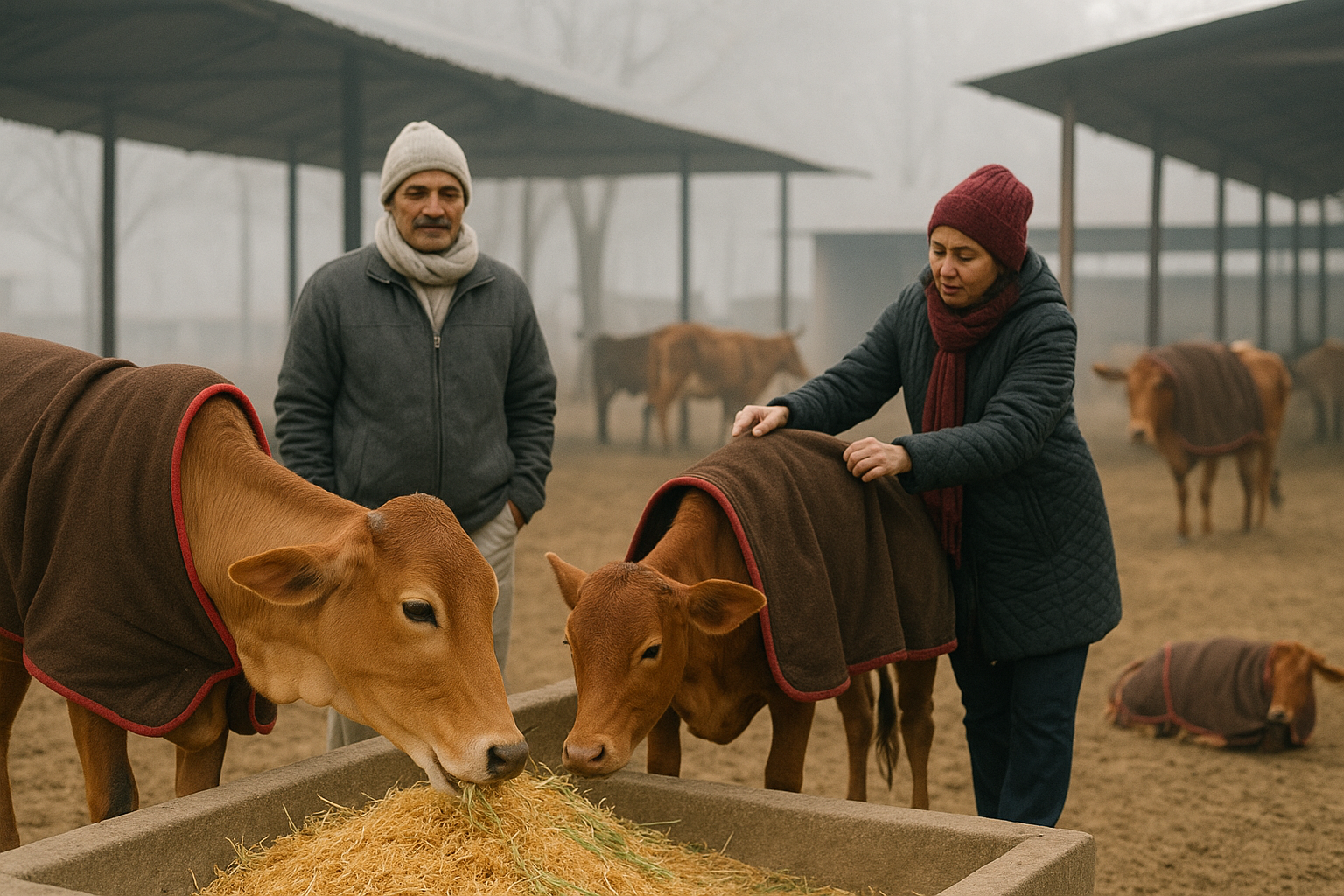 Winter Warmth: Daily Gau Seva by Gurukul Foundation