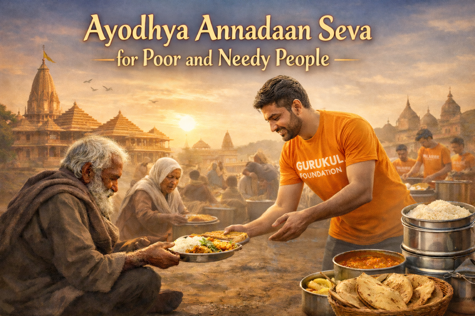 Ayodhya Annadaan Seva for Poor and Needy People