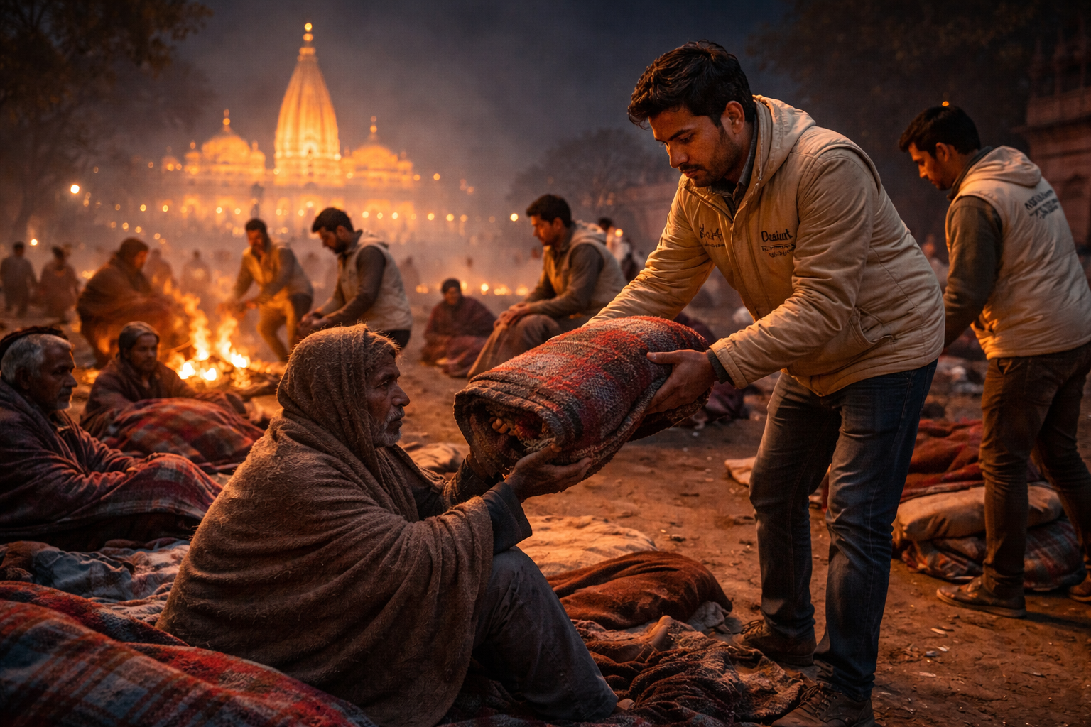 Winter Blanket Seva – Ayodhya Warmth Drive