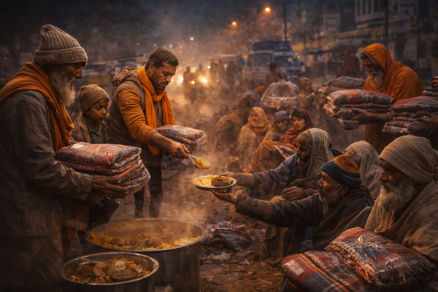 Winter Relief Campaign • Blanket Distribution & Food Drive