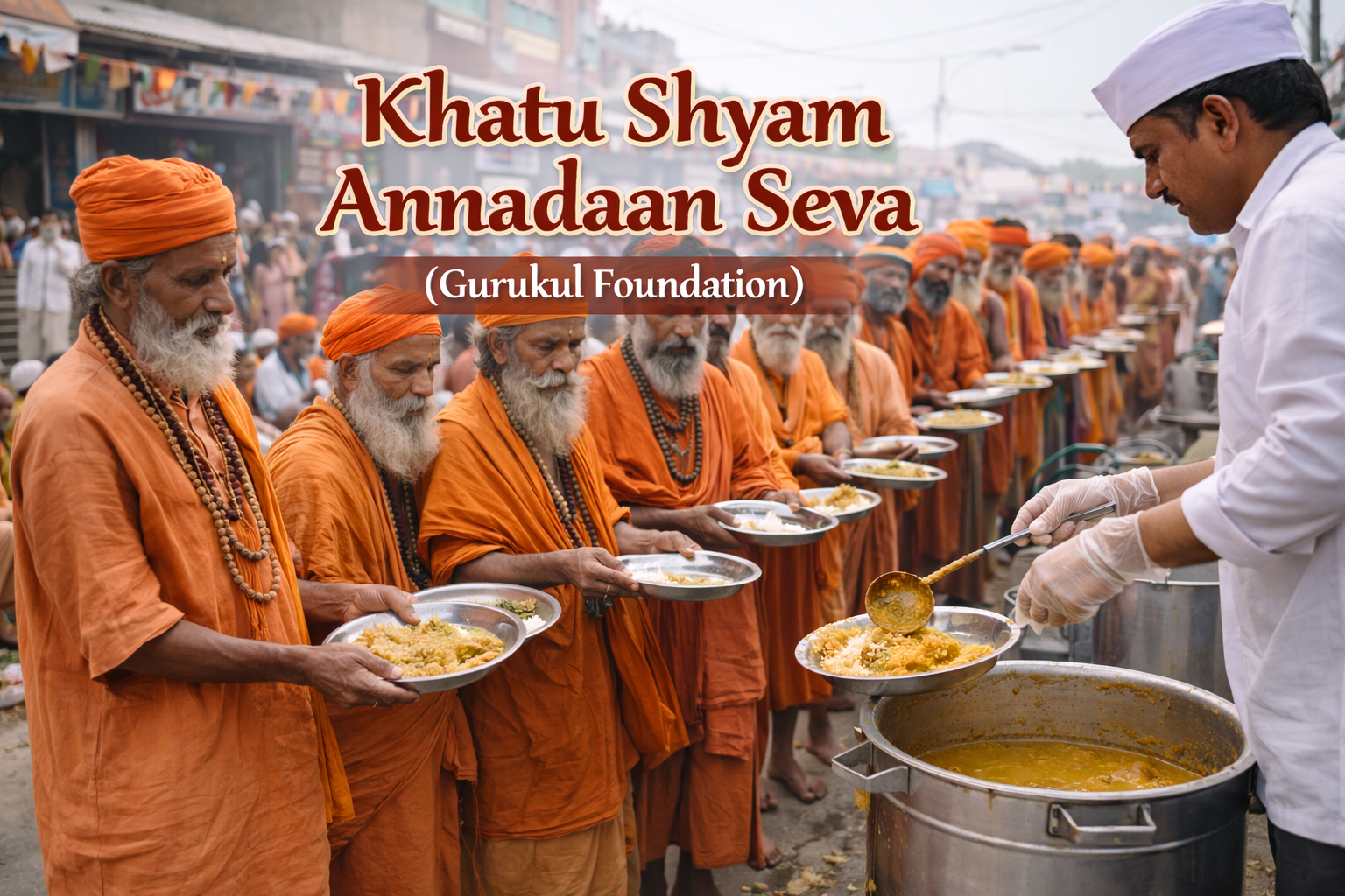 Khatu Shyam Annadaan Seva for Sadhu and Sant