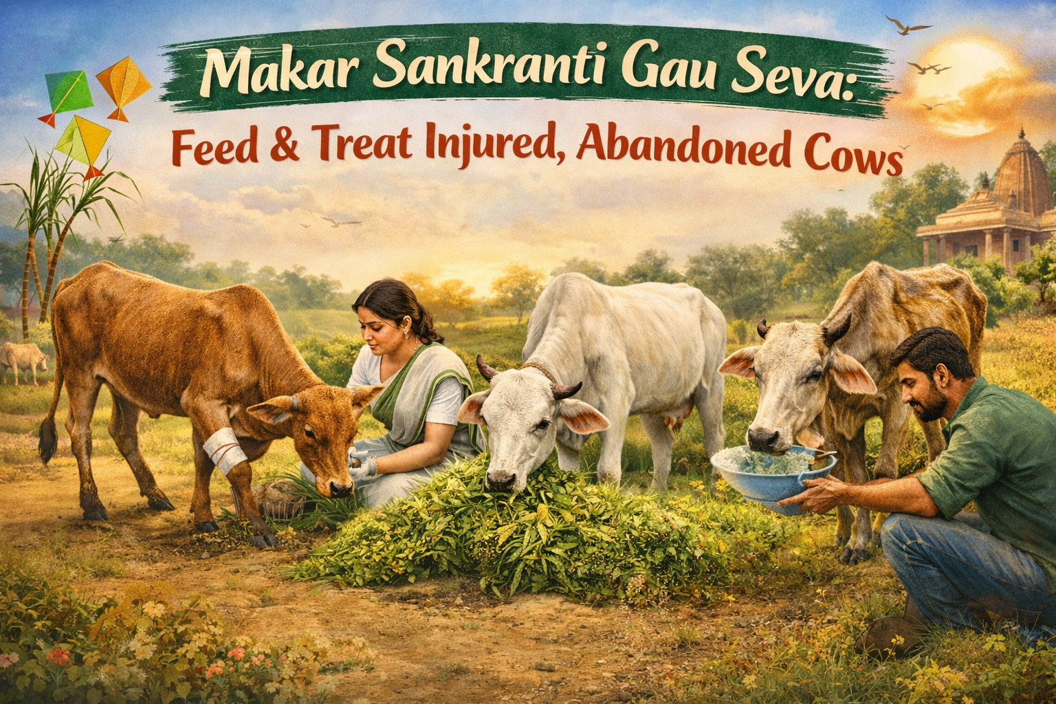 Makar Sankranti Gau Seva
