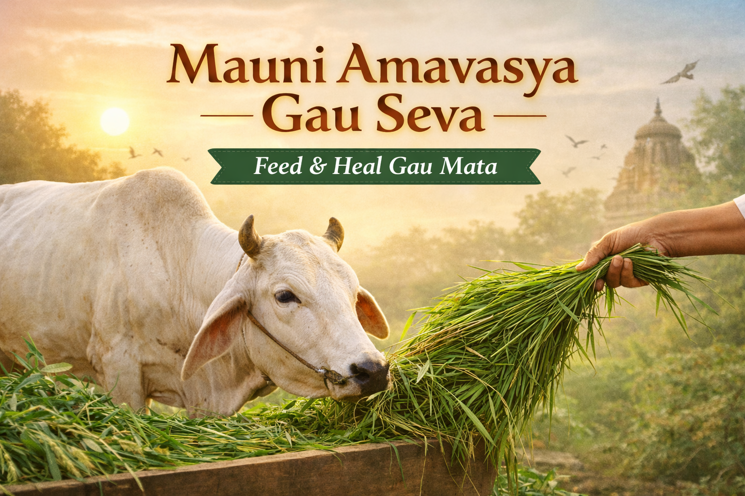 Mauni Amavasya Gau Seva