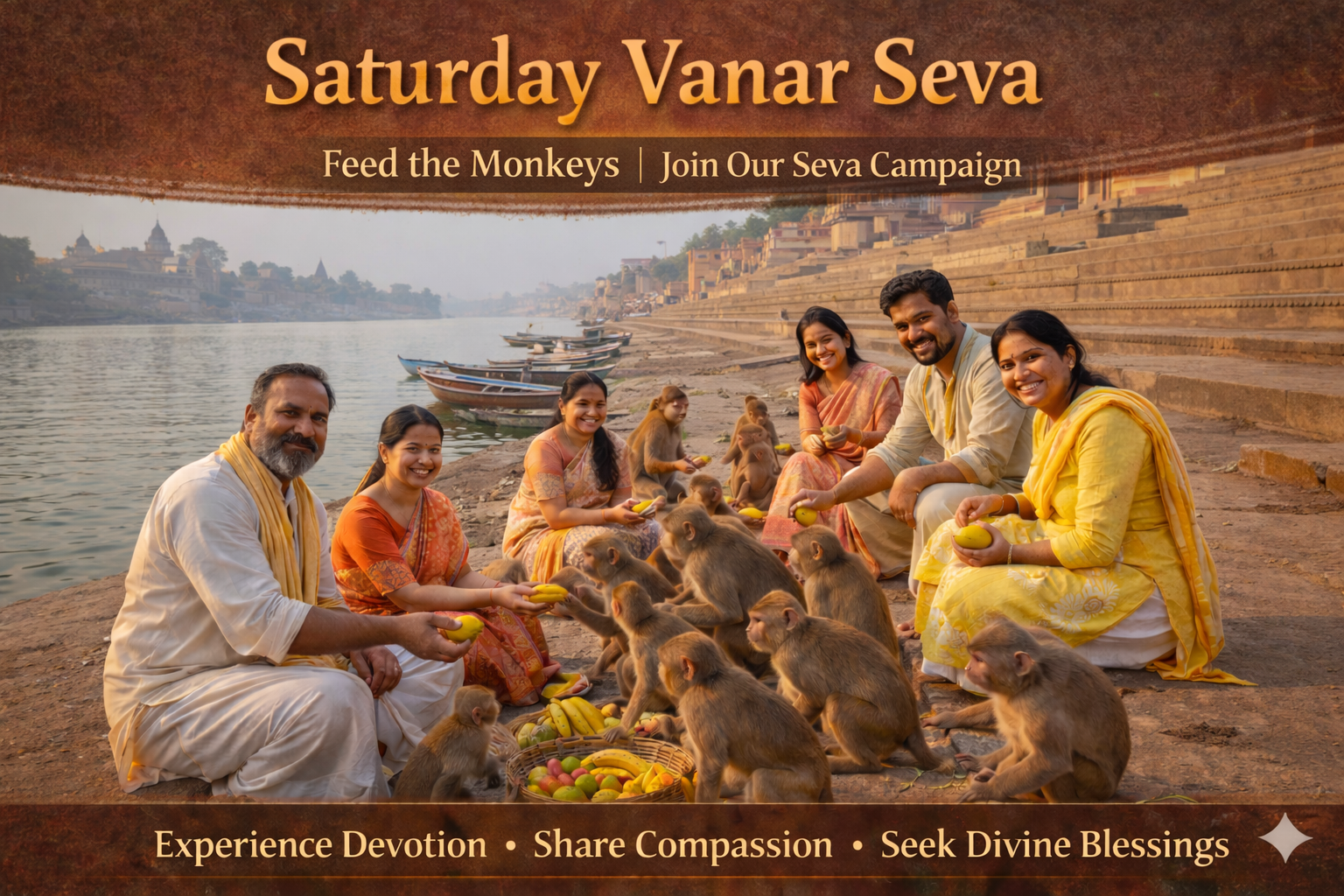 Saturday Vanar Seva: Feed & Heal the Sacred Monkeys