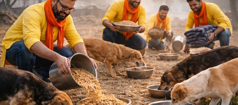 Winter Care for Street Dogs