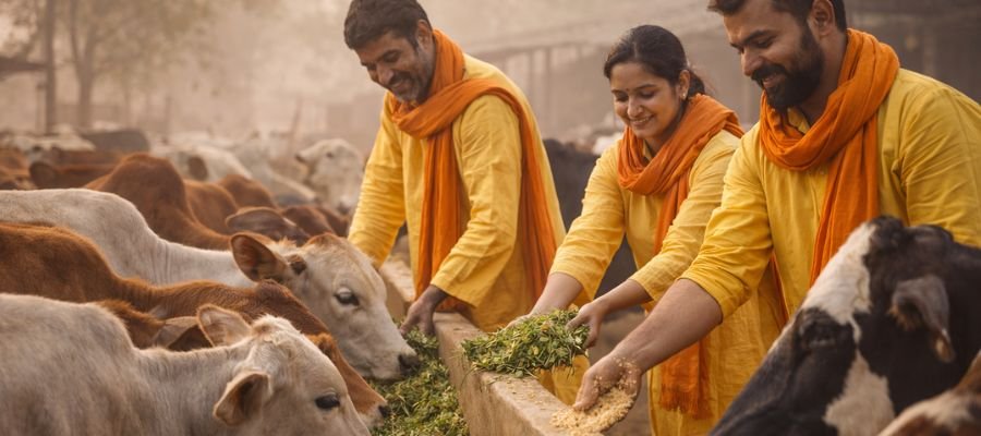 Ekadashi Gau Seva Drive