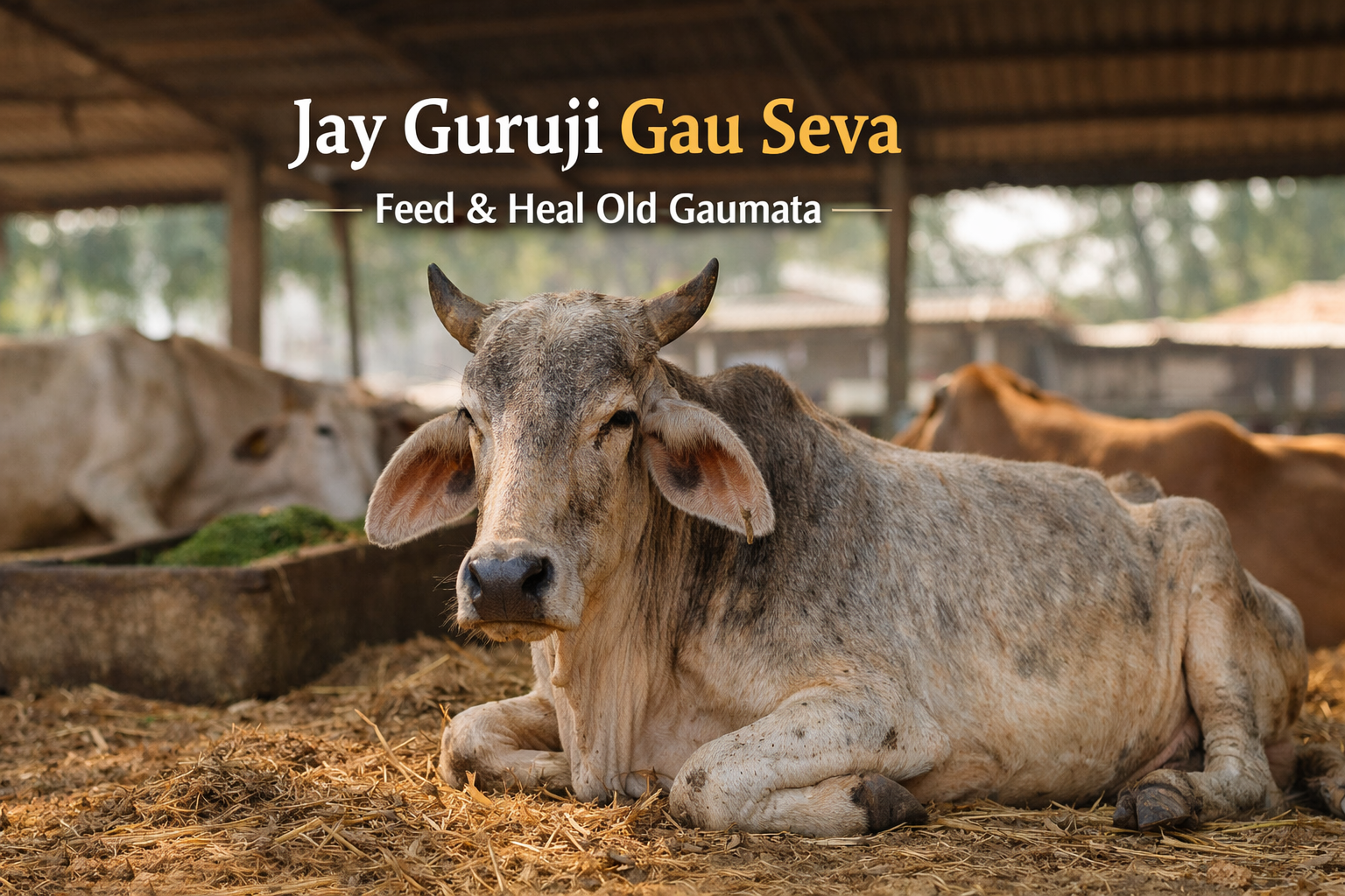 Jay Guruji Gau Seva – Feed & Heal Old Gaumata