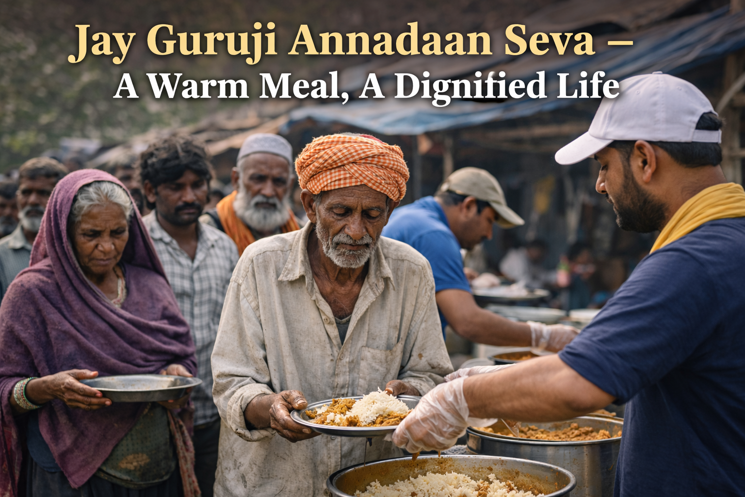 Jay Guruji Annadaan Seva – A Warm Meal, A Dignified Life