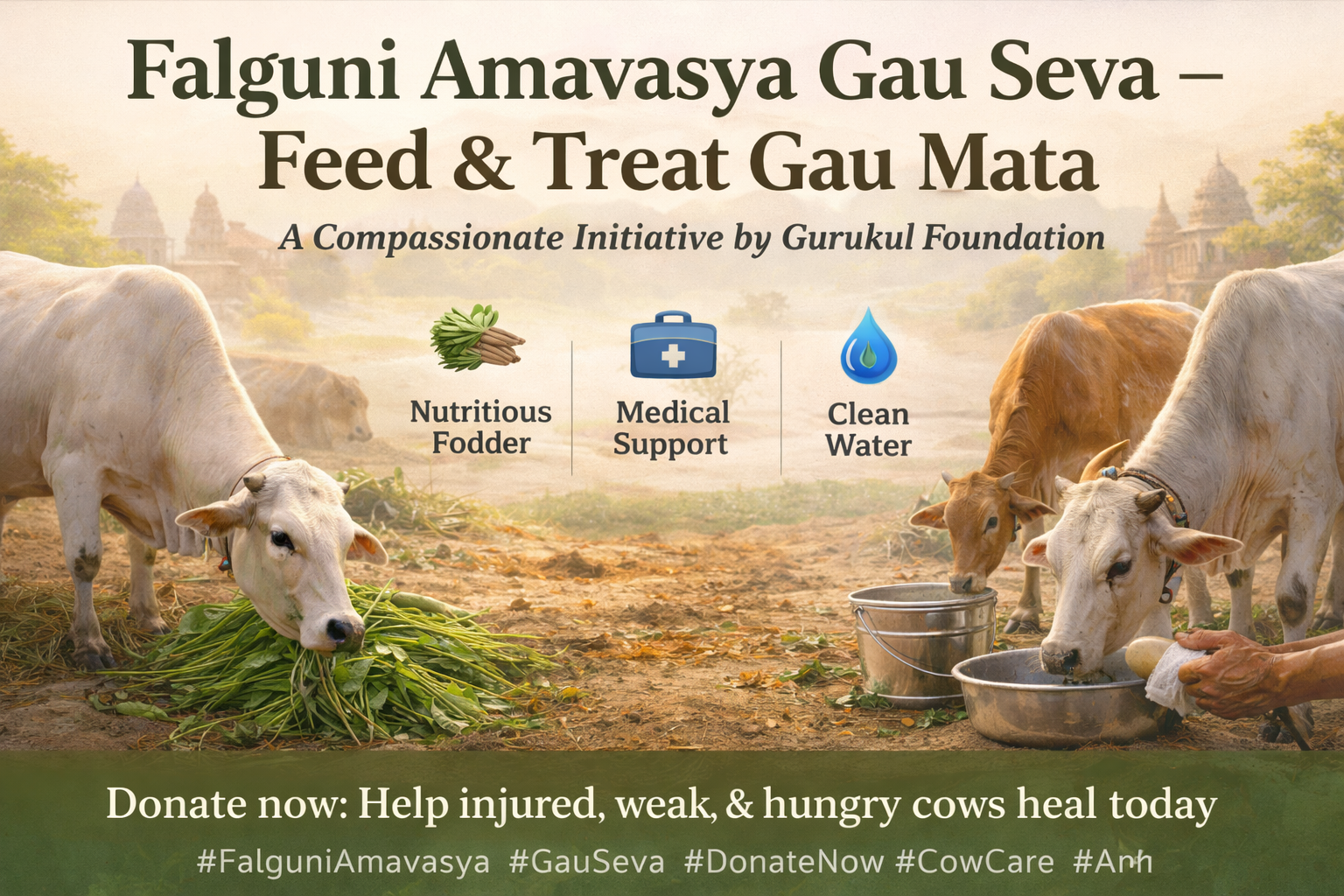 Falguni Amavasya Gau Seva Campaign