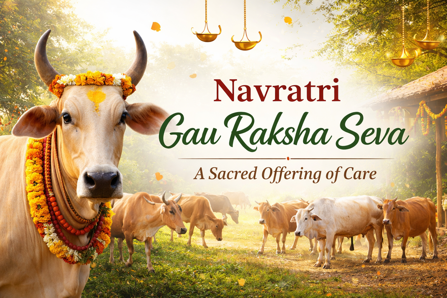 Navratri Gau Raksha Seva: A Sacred Offering of Care
