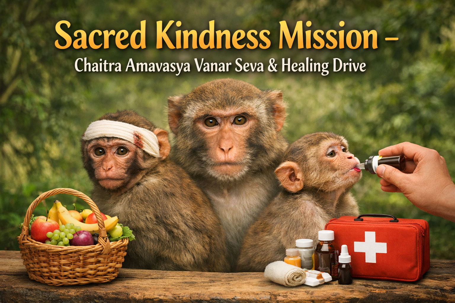 Chaitra Amavasya Vanar Seva