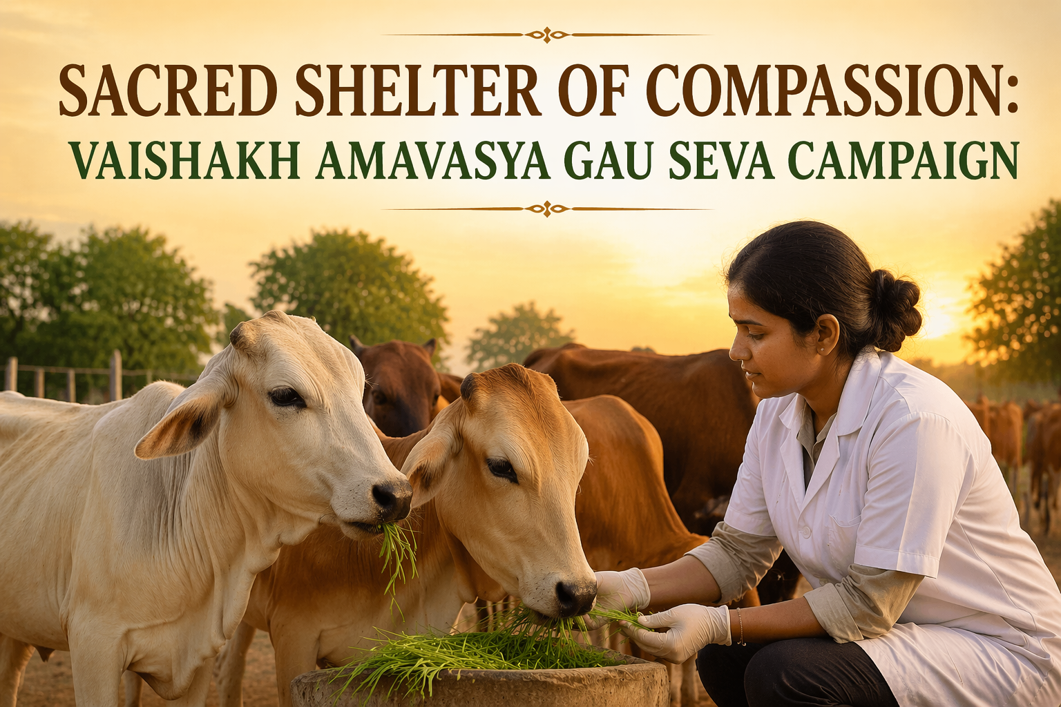 Sacred Shelter of Compassion: Vaishakh Amavasya Gau Seva