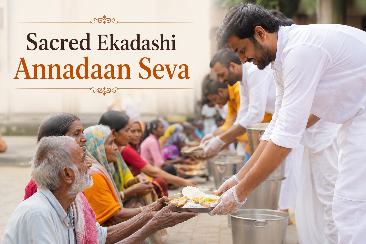 Sacred Ekadashi Annadaan Seva