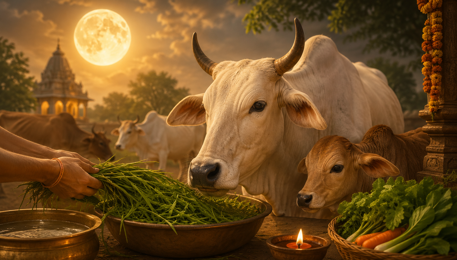  Sacred Seva on Adhik Mas Ki Purnima: Gau Seva for Needy Gau Mata