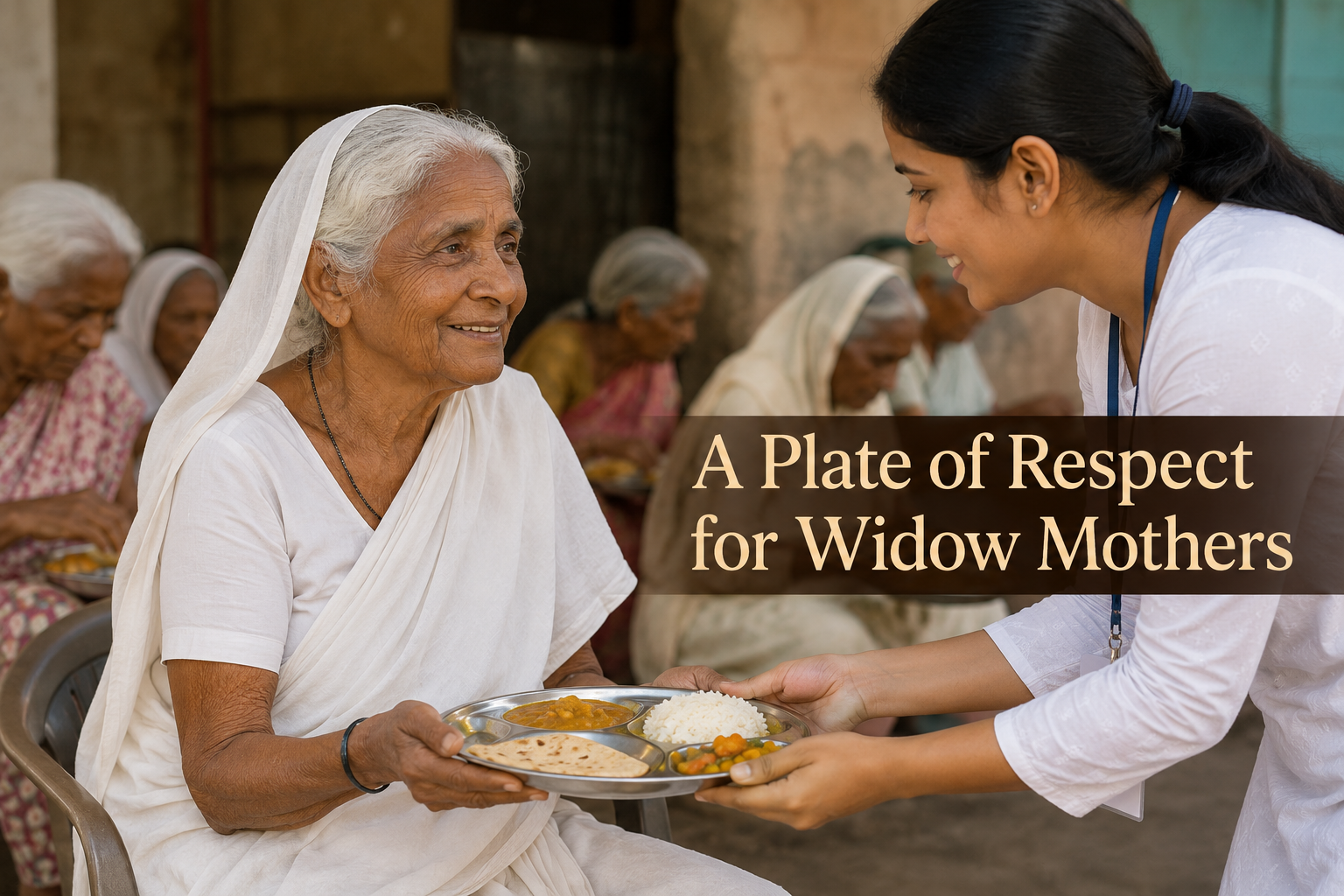 A Plate of Respect for Widow Mothers