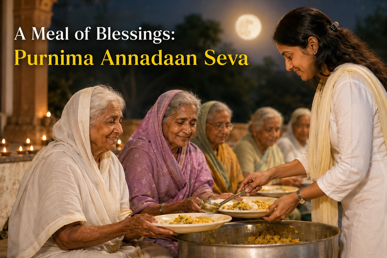 A Meal of Blessings: Purnima Annadaan Seva