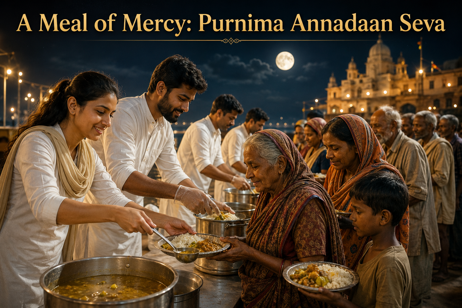 A Meal of Mercy: Purnima Annadaan Seva