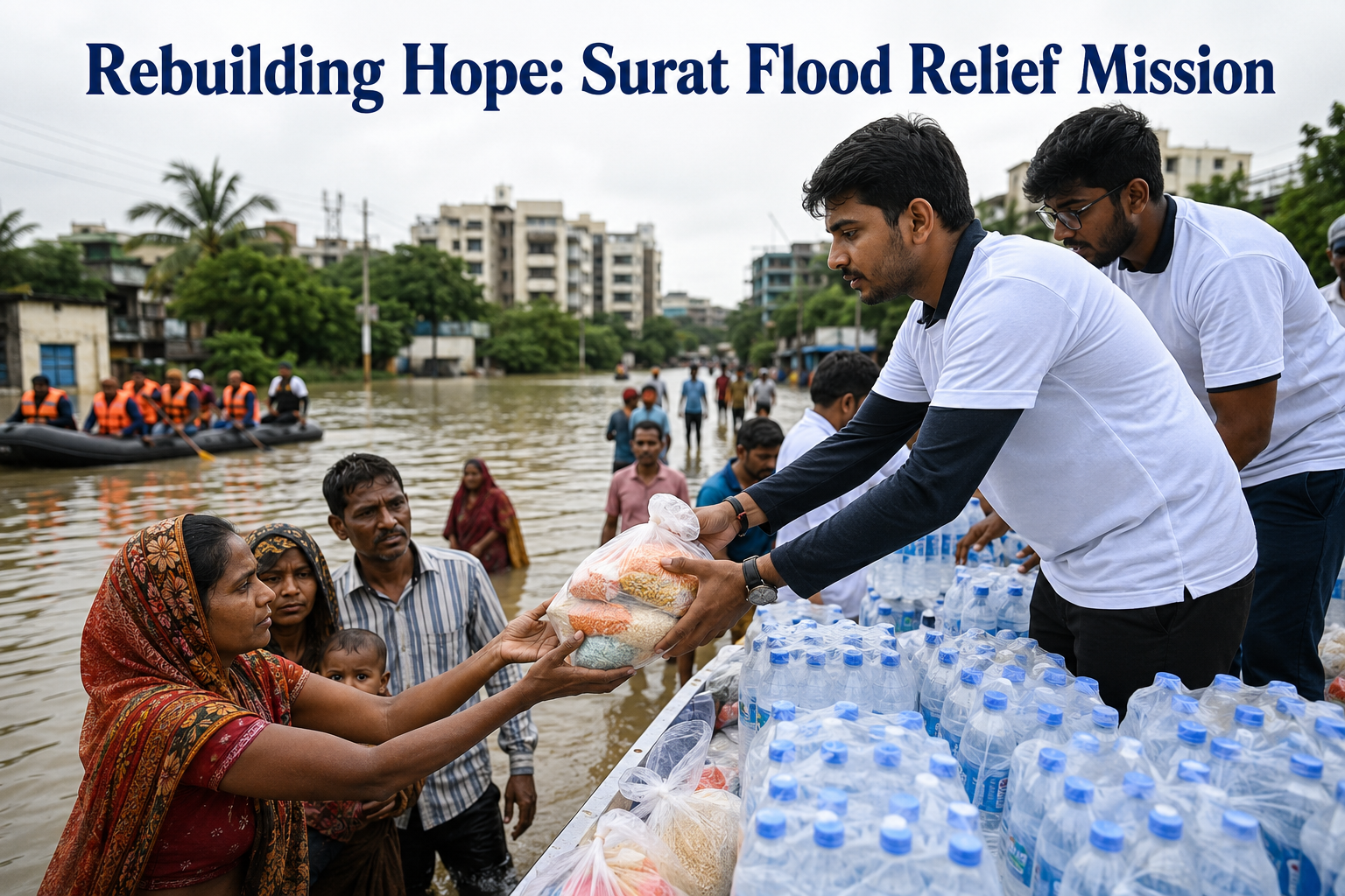 Rebuilding Hope: Surat Flood Relief Mission