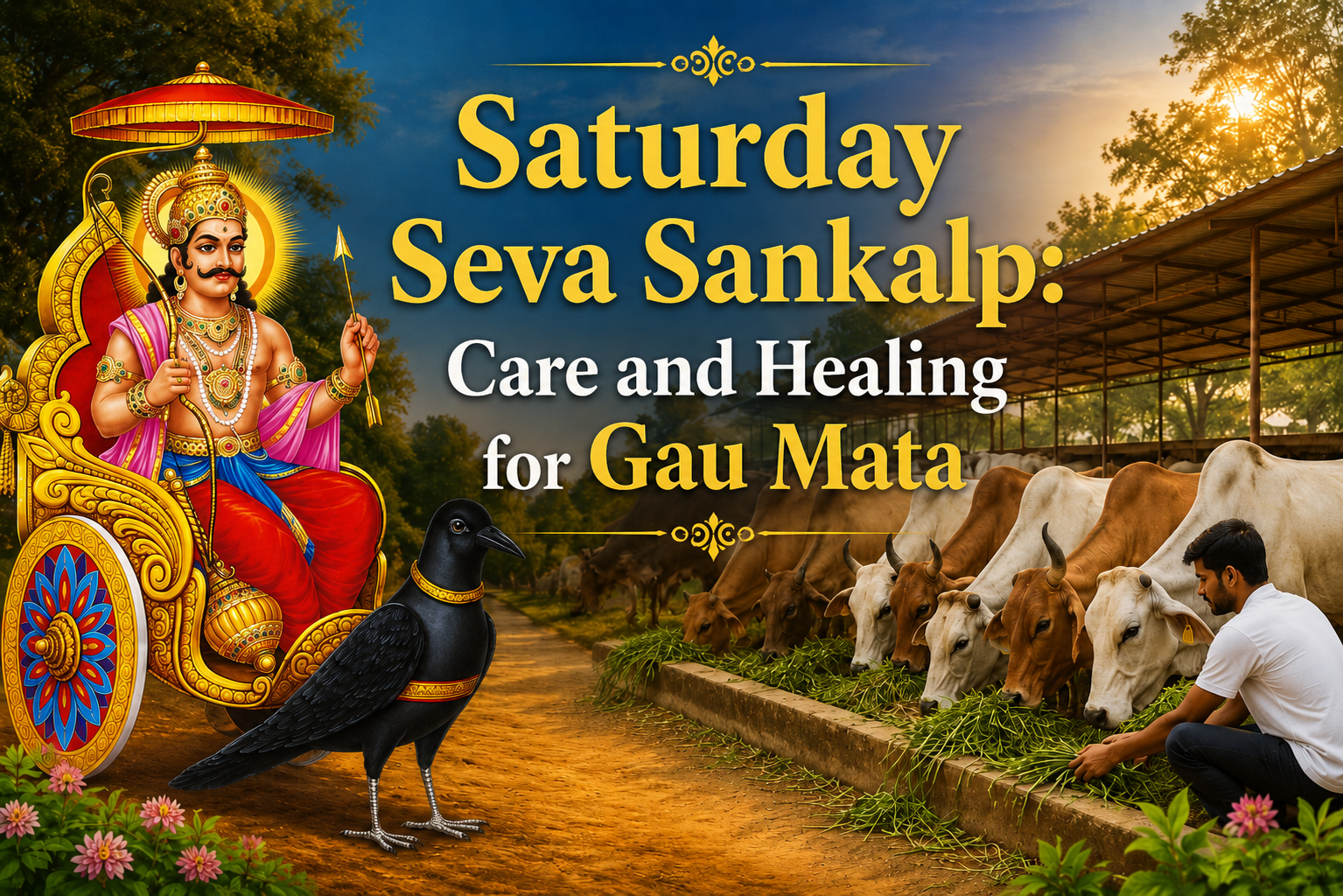 Saturday Seva Sankalp: Care and Healing for Gau Mata