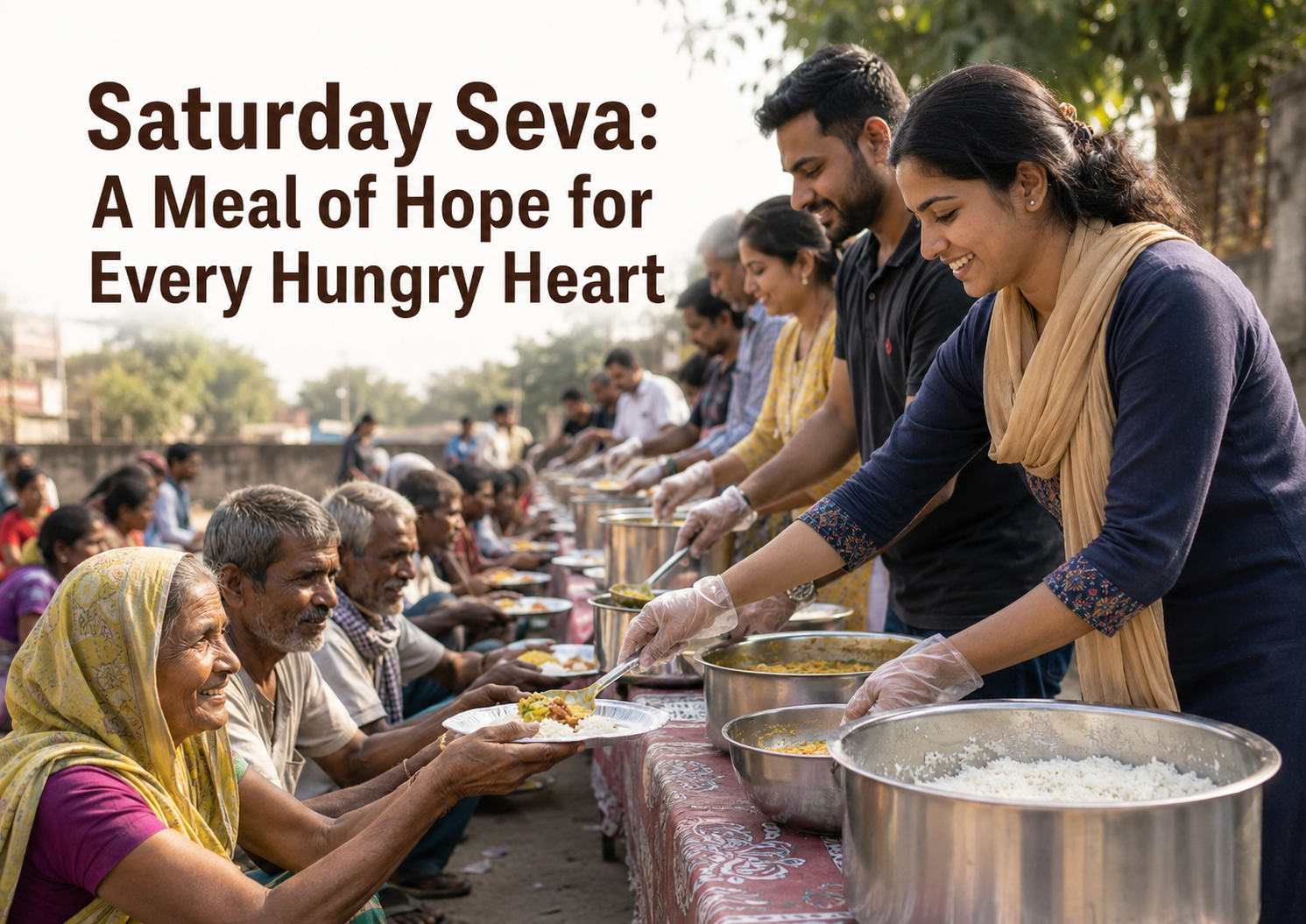 Saturday Annadaan Seva: A Meal of Hope for Every Hungry Heart