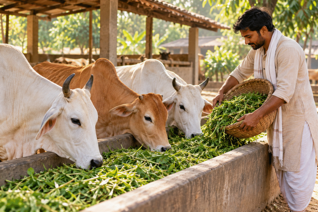How to Donate Fodder for Cows in Need