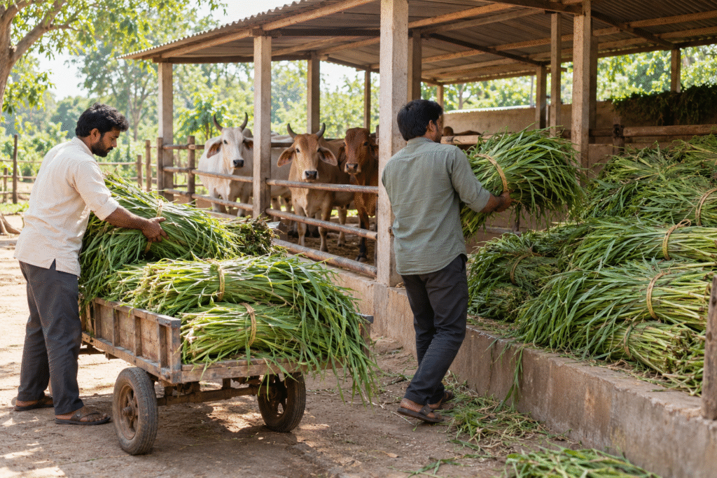 How to Donate Fodder for Cows in Need